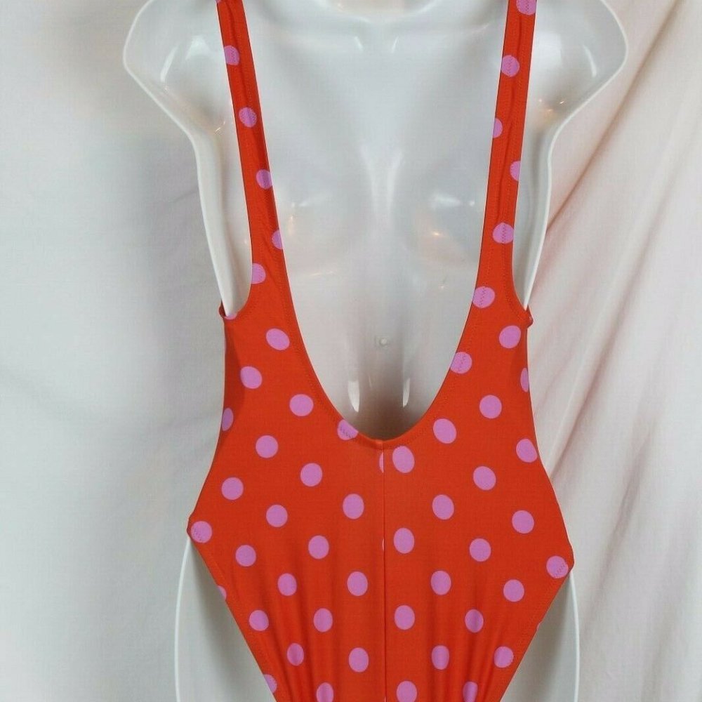 J. Crew $110 Women's Plunging Scoopback One piece K3016 - Picture 2 of 2